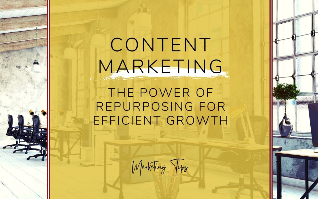 Content Marketing: The Power of Repurposing for Efficient Growth